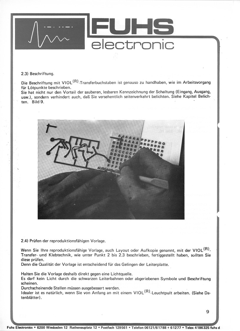 VIOL Handbuch - Die gedruckte Schaltung - Seite 9